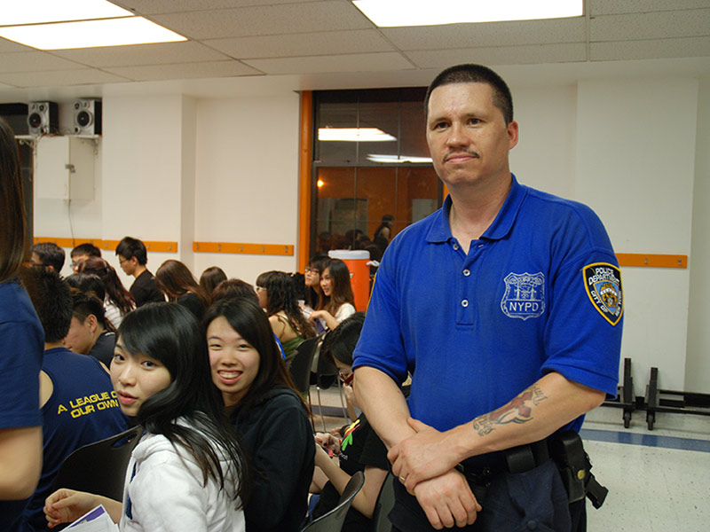 NYPD safety talk