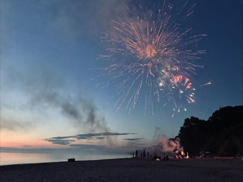 BBQ on Lake Michigan